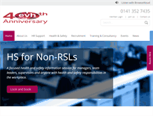 Tablet Screenshot of evh.org.uk